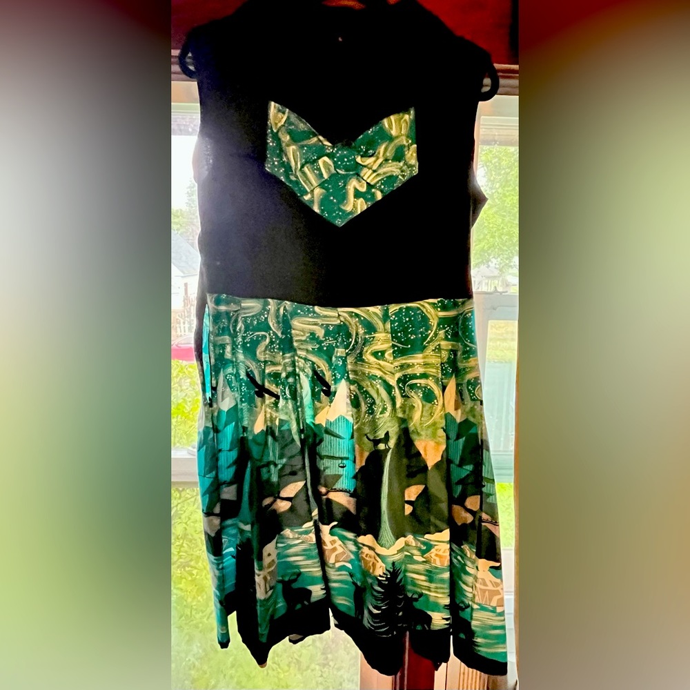 Winter/ Forest scene dress